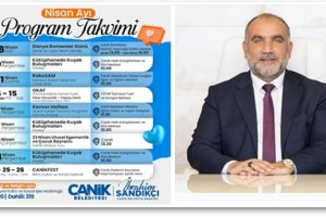 Canik'te Nisan Ayında Birbirinden Özel Programlar